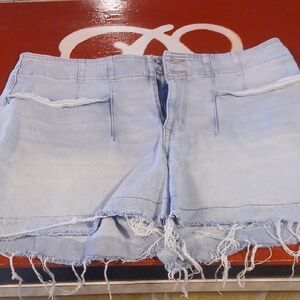 Maurices Light Blue Jean Shorts